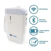 Direct Thermal Portable Bluetooth Label Printer USB NFC with Starter Label Roll