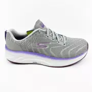 Skechers Go Run Balance 2 Gray Purple Womens Athletic Running Shoes
