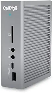 CalDigit TS3 Plus Thunderbolt 3 Dock - 85W Charging, 7X USB 3.1 Ports, USB-C Gen 2, DisplayPort, UHS-II SD Card Slot, LAN, Optical Out, for 2016+ MacBook Pro & PC (Space Grey - 0.7m/2.3ft Cable) …
