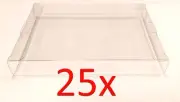 25 x NES CLEAR GAME BOX PROTECTIVE SLEEVE CASES - by Old Skool