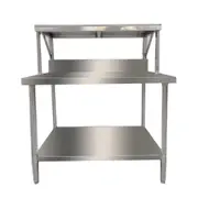 Modular Systems 340 Grade Modular Heavy Duty Salamander Bench With Shelf Braces SMB-8-1200