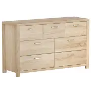 Pine Effect 7-Drawer Chest