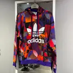 【R-MAN】 ADIDAS CNY HOODIE 帽TEE 帽踢 三葉草 紫色 新年 GN5448