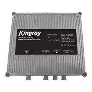 KINGRAY DSB38F Super Broadband Amplifier Fox App. # F30977 Frequency Range: FTA 47-862Mhz