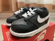 Nike Dunk Low TD ‘Black Panda’ DH9761-002 Infant Size 3C No-Lid