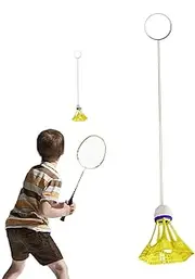 Badminton Training Set - Badminton Rebound Trainer, Luminous Badminton Trainer, Luminous Indoor Bath, Badminton Trainer, Portable Badminton Training Equipment for Solo Rebound Exercise