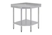 Vogue 430 Grade Stainless Steel Corner Tables