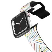 Apple Watch Series 4-6, SE (40mm) Impact Band Ab Linear Rainbow