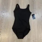 Bloch Women's Small Black One Piece Faire Tank Leotard For Dancers Ballerinas