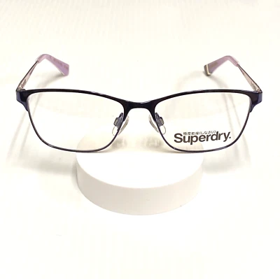 Brand New, Superdry Eyeglasses Style Arizona C061 Purple/Pink 52[]15-135 w/Case