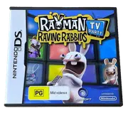 Rayman Raving Rabbids TV Party Nintendo DS 2DS 3DS Game *Complete* (Pre-Owned)