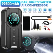 Heavy Duty High Jump Starter 2000A Portable 12 Volt Car Battery With Air Pump AU