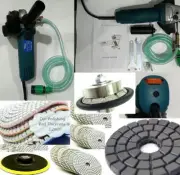 Wet Polisher Grinder 3/16" 3/4" Bevel Bullnose 50 granite stone marble buffer