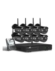 [UL-Tech] Wireless CCTV Security System 8CH NVR 3MP 8 Bullet Cameras 2TB