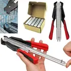 AU Hog Ring Gun Pliers C Clip Auto Feed Fence Fencing Nailer Wire Ringer 2500pcs