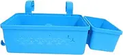 Happyyami Outdoor Pool Edge Storage Towel Container Hanging Basket Pp Material Multi-use Wall Mount Stylish Design