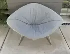 New. Reversible Chair Cover For Bertoia Wide Diamond. Boucle Velve Knoll Fabric