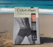 CALVIN KLEIN Microfiber Stretch Plus LOW RISE TRUNKS (4Pack M) SEALED-New❤️