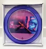 Mr Inbetween 7" Purple novelty wall/desk Clock Brand new