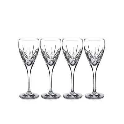 Royal Doulton- Karmen x4 Wine S/4 Verre Crystal Glass Set Code 4669