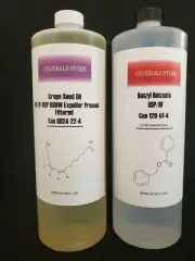 Benzyl Benzoate USP/NF + Grape Seed Oil NF/EP -USP RBDW 32 oz