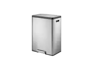 EKO Ecocasa II 40L Dual Compartment Recycling Pedal Bin - Stainless Steel, Soft Close Lid & Odor Filter