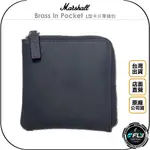 【飛翔商城】MARSHALL BRASS IN POCKET L型卡片零錢包◉公司貨◉低調簡約◉粒面皮革