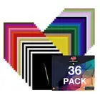 13/36 Pack 12" x 10" HTV Heat Transfer Vinyl Bundle Iron on Vinyl for T-Shirt