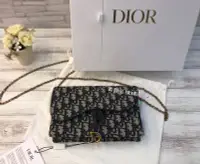 在飛比找Yahoo!奇摩拍賣優惠-《真愛名牌精品》Dior S5620CTZQ Oblique