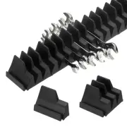 23pcs Magnetic Wrench Organizer for Tool Box, Modular Wrench Holder, Black
