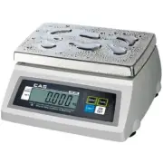 CAS SW-1WD(20lb), Washdown Dual Display Portion Control Scale, 20lbx0.01lb, NTEP