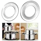 Steaming Ring for Steamer Basket over Stir Frying Pan Rack for Kitchen