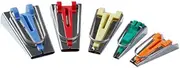 HONEYSEW Bias Tape Maker Set 6MM/9MM/12MM/18MM/25MM 5 sizes DIY Quilting Tools Kit
