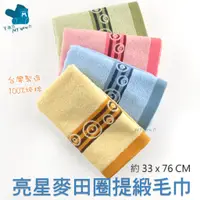 在飛比找蝦皮購物優惠-[成人毛巾]亮星 麥田圈提緞毛巾 約33X76CM 台灣毛巾