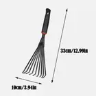 Sturdy Stainless Steel Garden Rake Efficient Leaf and Debris Collection
