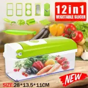 12IN1 A Food Slicer Dicer Nicer Container Chopper Peeler Vegetable Fruit Cutter