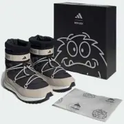 New Adidas x Moon Boot MoonBoost High Shoes - Black/ Clear Brown (IH2489)