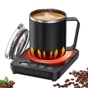 Coffee Mug Warmer & Mug Set for Desk, Coffee Cup Warmer with 6 Temp Settings ...