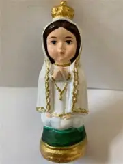 Our Lady Of Fatima Chibi Icon Figurine 4"