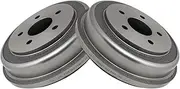 TRQ Rear Brake Drum Pair Set for 2007-2010 Chevy Cobalt / 2007-2008 Pontiac G5 / 2006-2008 Chevy HHR / 2005-2007 Chevy Malibu