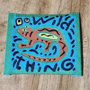 Totally 80s RETRO Wild Thing ICONIC Lizard Patch