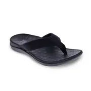 Scholl Whack Toe Post Sandal - Black