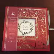 Our Christmas Memories Record Book Photo Album Scrapbook with Ribbon