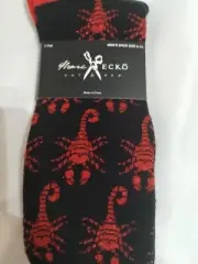 Marc Ecko Socks Red/ Black Scorpion Men's Size 10-13