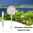 Rotatable Fish Tank Clip Lamp LED Full Spectrum Aquarium Plant Light Fish Tank