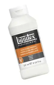 Liquitex High Gloss Varnish-8oz, 8oz