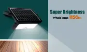 Solar LED Motion Sensor Dusk to Dawn Entry Wall Garden Dimmable Security Light