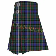 Scottish Handmade Traditional Clan Ogilvie Modern 8-yard Tartan Kilt For Men
