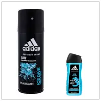 在飛比找iOPEN Mall優惠-Adidas男用體香噴霧-品味透涼(150ml)*3+沐浴露