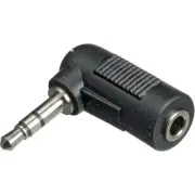 HOSA RT. ANGLE STEREO 3.5mm (M) - STEREO 3.5MM (F)
